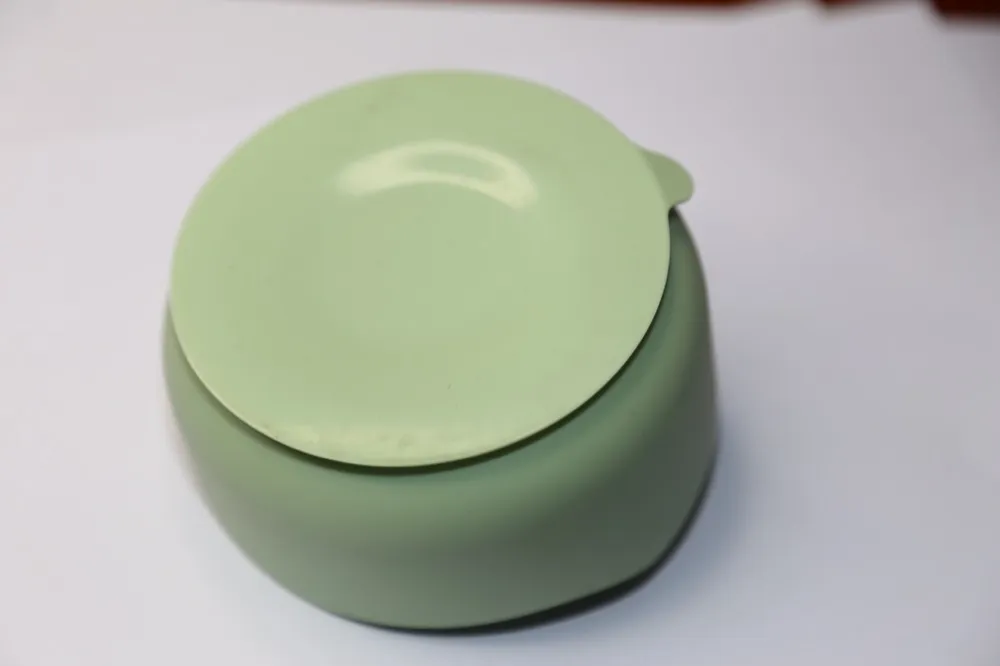 带盖硅胶辅食碗